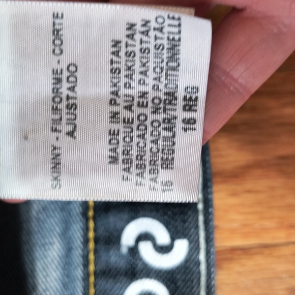 Levi's denizen 216 skinny fit, size: 16 regular color: dark wash - Picture 4 of 5